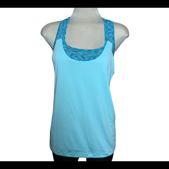 Active Wear ATHLETIC WORKS blue Tail Women’s Tank Top Size SP - Picture 6 of 9